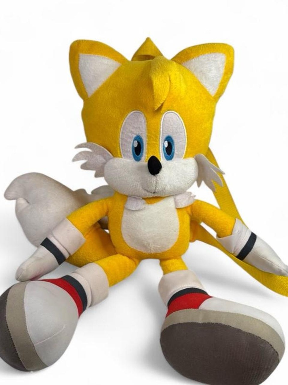 Sonic The Hedgehog Tails 17 Inch Plush Backpack Sega By Accessory Innovations